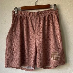 Eric Emanuel Pink Geometric Men's Athletic Shorts